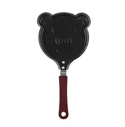 Форма для приготування оладок, млинців, омлету, яєчні Свинка, Kitchen Master Чорний 81929 - мініатюра 2