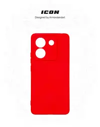 Чехол ArmorStandart ICON для Xiaomi Poco M7 Pro 5G Camera cover Red (ARM83150) - мініатюра 3