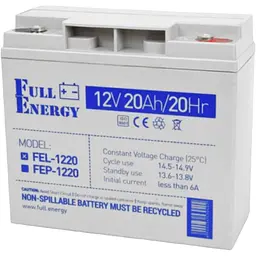 Акумулятор Full Energy FEL-1220 GEL 12V (12V/20Ah/240Wh) [112111]