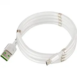 USB-кабель з магнітами Krazi Super KZ-UC001m MicroUSB White - мініатюра 2