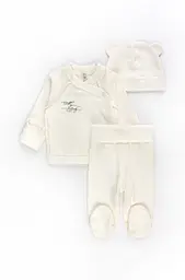 Комплект з 3-х предметів в пологовий My Baby для новонародженого з інтерлоку