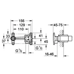 Прихована частина Grohe 23200000 - мініатюра 2