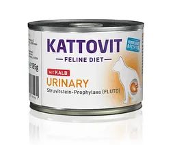 Вологий корм для котів Kattovit Veterinary Urinary з телятиною, 185 г