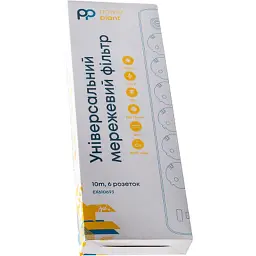 Мережевий фільтр живлення PowerPlant 10м, 6 розеток,USB, Type-C (YS-N6086/10c) (EX610693) - мініатюра 4