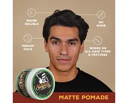 Матова помада для стилізації Suavecito Matte Pomade 113 г - мініатюра 4