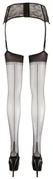 Панчохи Cottelli Legwear з декоративним швом, 6 (чорні) - мініатюра 4