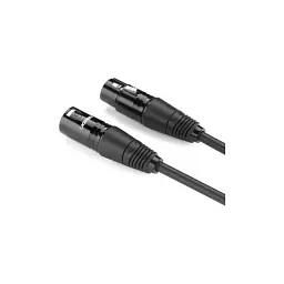 Кабель мультимедійний XLR M to XLR F 2.0m AV130 black Ugreen (20710) - мініатюра 3