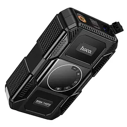 Автомобільний пуско-зарядний пристрій з насосом HOCO QS6 Clever Intelligent air pump+emergency start-up power bank(8000mAh) Чорний - мініатюра 3