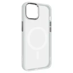 Чехол ArmorStandart Unit MagSafe для Apple iPhone 15 Plus Matte Clear Silver