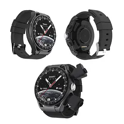 Смарт-годинник з навушниками Lemfo Q11 Black (18755-hbr) - мініатюра 2