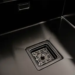 Кухонна мийка прихована чорна Platinum TZ 50x50, Чорний - мініатюра 4