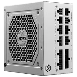 Блок живлення MSI 850W (MAG A850GL PCIE5 WHITE) - мініатюра 9