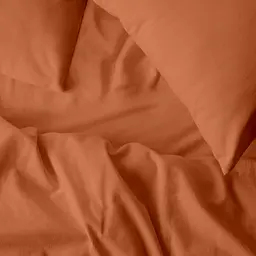 Простирадло Cosas на резинці фланель 100х200 amber, теракотовий (Flannel_29Amber_100x200x20) - мініатюра 6