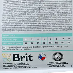 Сухий корм Brit VetDiets GF Cat Struvite для дорослих котів з куркою та горохом 2 кг - мініатюра 4