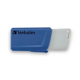 USB флеш накопичувач Verbatim 2x32GB Store 'n' Click Red/Blue USB 3.2 (49308) - мініатюра 3