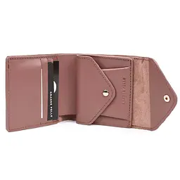 Шкіряне портмоне пудрове GRANDE PELLE 11.5х9х1.5 см acs0032094 - мініатюра 2