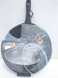 Сковорода Meisterklasse MK-1026-32 Вок black marble 32см - мініатюра 4