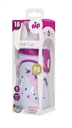 Поїльник Nip PP Kids Cup Єдиноріг, фіолетовий, 330 мл (35052) - мініатюра 4