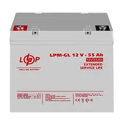 Акція.Акумулятор гелевий LPM-GL 12V - 55 Ah - мініатюра 2