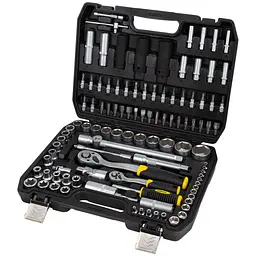 Набір насадок торцевих і біт Sigma 1/4" 1/2" 114 шт CrV (6003781)