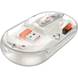 Миша Hoco GM35 Magnetiс Silent White [136136] - мініатюра 2