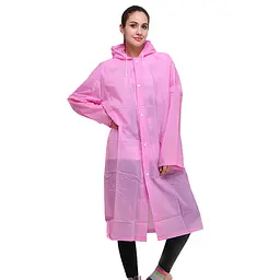Дощовик універсальний з капюшоном RAINCOAT 150 х 70 см різні кольори - мініатюра 3