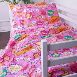 Комплект постільної білизни MirSon Kids Time 17-0512 Bombs pink дитячий - мініатюра 2