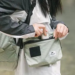 Сумка на плече Naturehike NH20BB204 3л (Світло-сірий) - мініатюра 6
