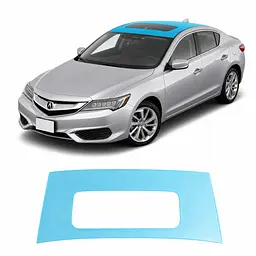 Антигравійна захисна бронеплівка за лекалами для Acura ILX I facelift 2016-2018 - зона даху