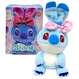 М’яка іграшка-брелок, герой-сюрприз Стіч / Stitch, висота: 19 см, іграшка-сюрприз, металеве кільце, в пакеті, в коробці
