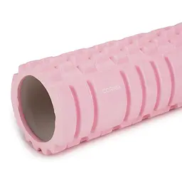 Масажний ролик Cornix EVA 33 x 14 см (валик, ролер) XR-0036 Light Pink - мініатюра 3