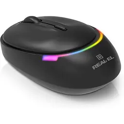Комп'ютерна мишка Real-El RM-440W Wireless/Bluetooth Black (EL123200045) - мініатюра 5