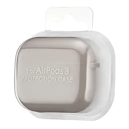 Чохол Silicone Case 2,5mm with microfiber for AirPods 3 Pebble Lime - мініатюра 2