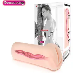 Мастурбатор-вагіна Kokos Haru Double Layer - мініатюра 5