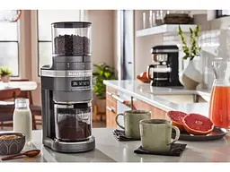 Кавомолка KitchenAid Artisan 5KCG8433EMS срібний медальйон - мініатюра 14