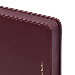 Діловий блокнот Leo Planner твердий А5 датований 2027 Royal 252770 368 аркушів бордовий - мініатюра 2