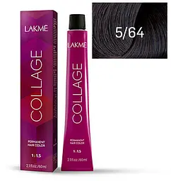 Перманентна фарба для волосся Lakme Collage Creme Hair Color відтінок 7/00+ 60 мл - мініатюра 2