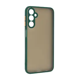 Чехол-накладка для Samsung Galaxy A24 4G (A245), Frosted Matte, зеленый, противоударный чехол с защитой всего корпуса, термополиуретан TPU + поликарбонат PC, ArmorStandart (ARM68564)