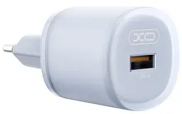 Сітчасте зарядне пристрій XO L157 single USB-A 18W 3A Синій - мініатюра 2