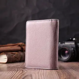 Модний гаманець для жінок з натуральної шкіри ST Leather 22502 бежевий - мініатюра 10