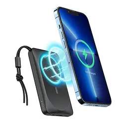 Зовнішній акумулятор VEGER Wireless 10000mAh 38.5Wh 3.85V Black (VG-W1151-B) - мініатюра 3