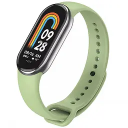 Силіконовий ремінець для Xiaomi Mi Band 8/9/10 М'ятний / Mint