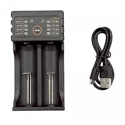 Зарядний пристрій для акумуляторів Li-Ion/LiFePO4/Ni-Mh з функцією PowerBank
