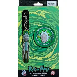 Бейдж Kite набір на липучці та підвіска Rick and Morty (RM24-3010)