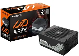 Блок живлення GIGABYTE UD1600PM PG5 1600W AI TOP 80+ Platinum (GP-UD1600PM PG5) Black - мініатюра 7