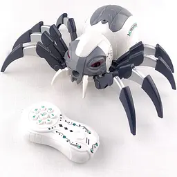 Інтерактивний радіокерований павук Spray Spider з ефектом пари, підсвічуванням очей, звуками, мелодіями та акумулятором - мініатюра 4