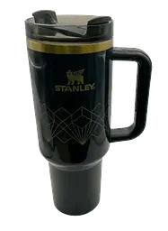 Термос термочашка Stanley Quencher H2.0 Tumbler з нержавіючої сталі 1,18 л Navy Blue Gold KT7001973 - мініатюра 7