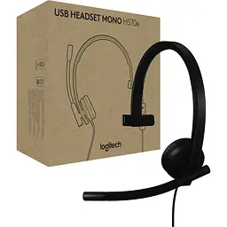 Комп'ютерна гарнітура Logitech H570e Mono USB-C Black (981-001427) - мініатюра 6