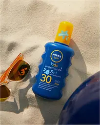Дитячий сонцезахисний спрей Nivea Sun Захист та догляд SPF 30 200 мл - мініатюра 9