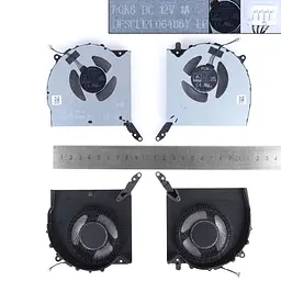 Вентилятори для Lenovo Legion Pro 5, 16IRX8 Type 82WK, (12V CPU+GPU, FQK8 + FQK9) - мініатюра 3
